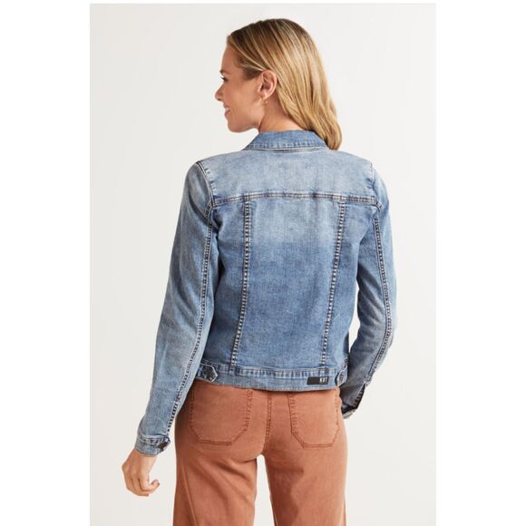 Kut from the Kloth Amelia Denim Jacket - Picture 2 of 4